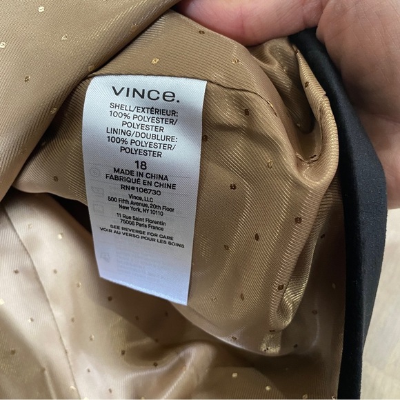 Vince velvet double breasted plus size blazer - Picture 10 of 11